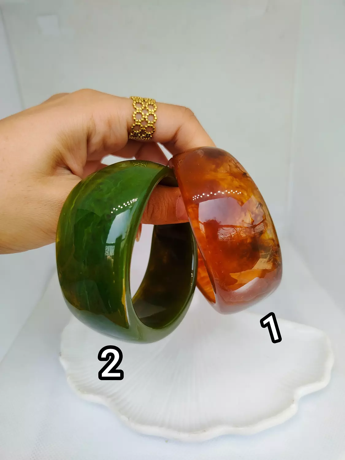 Chunky colorful bangles 2  image