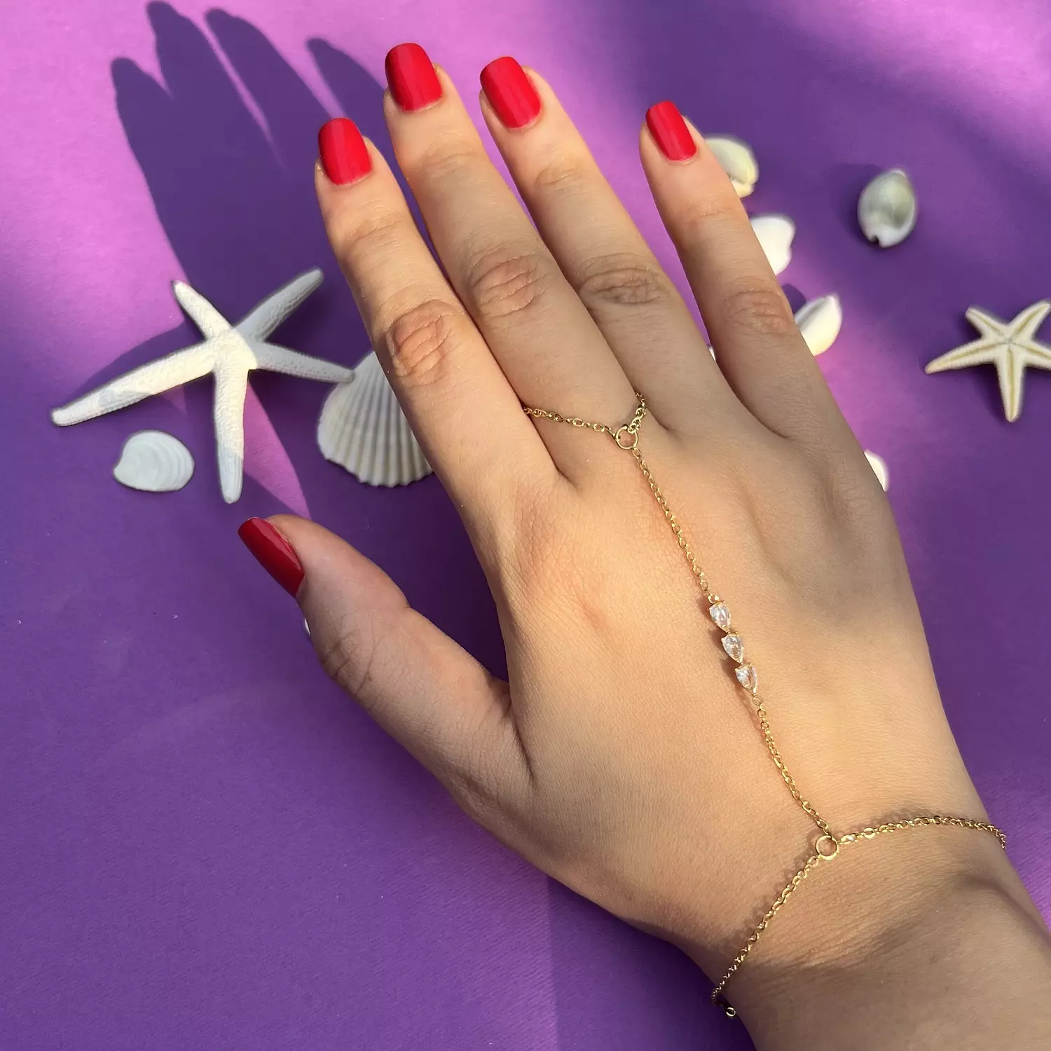 Dainty Hand Chain  image