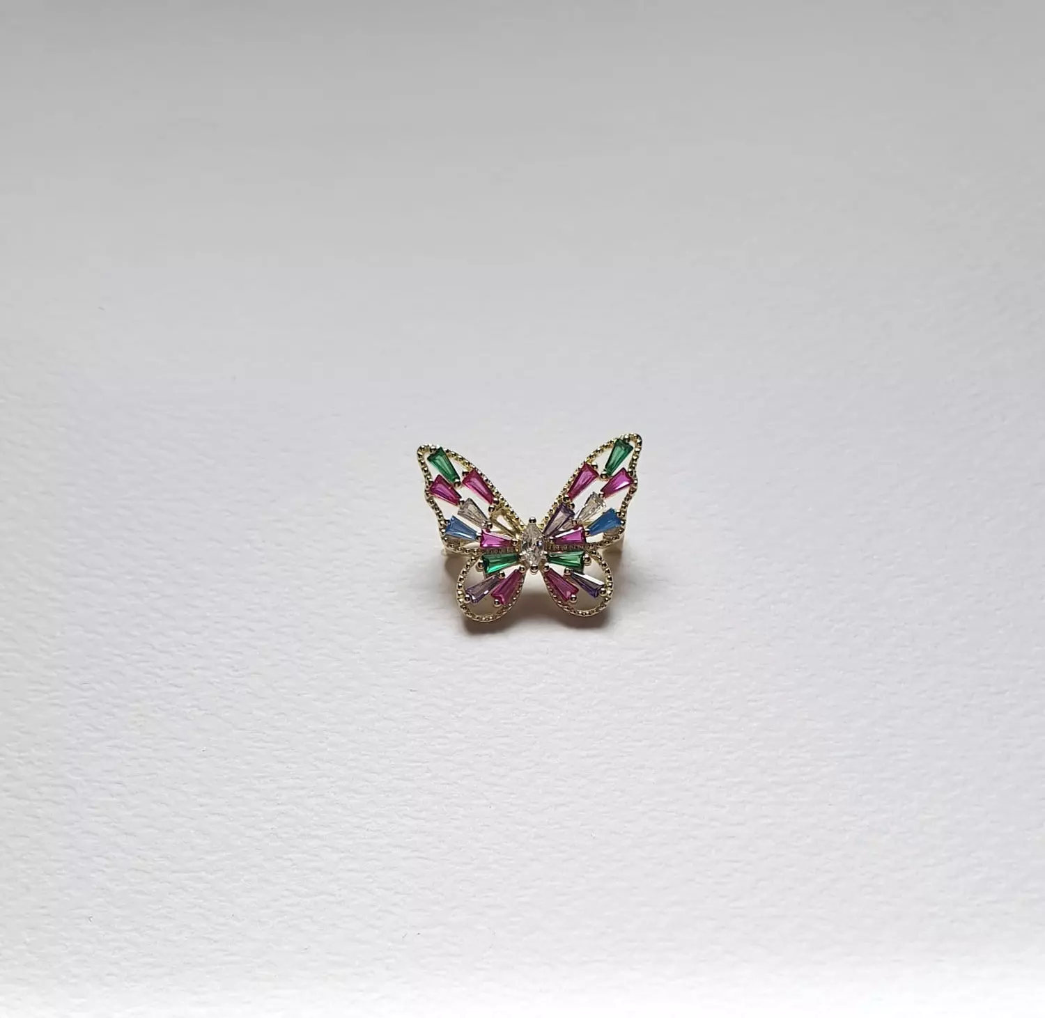 Colourful butterfly broche  image