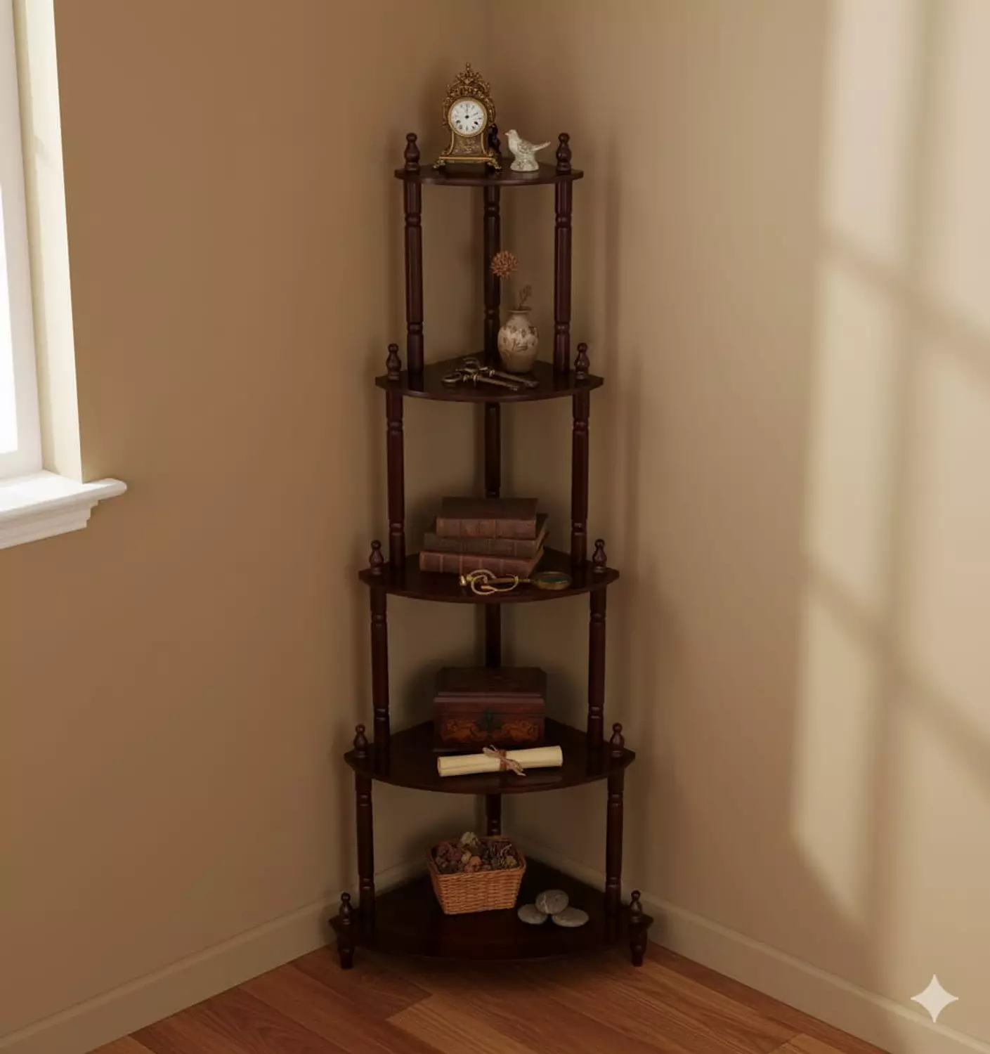 A108 Corner Shelf Table image