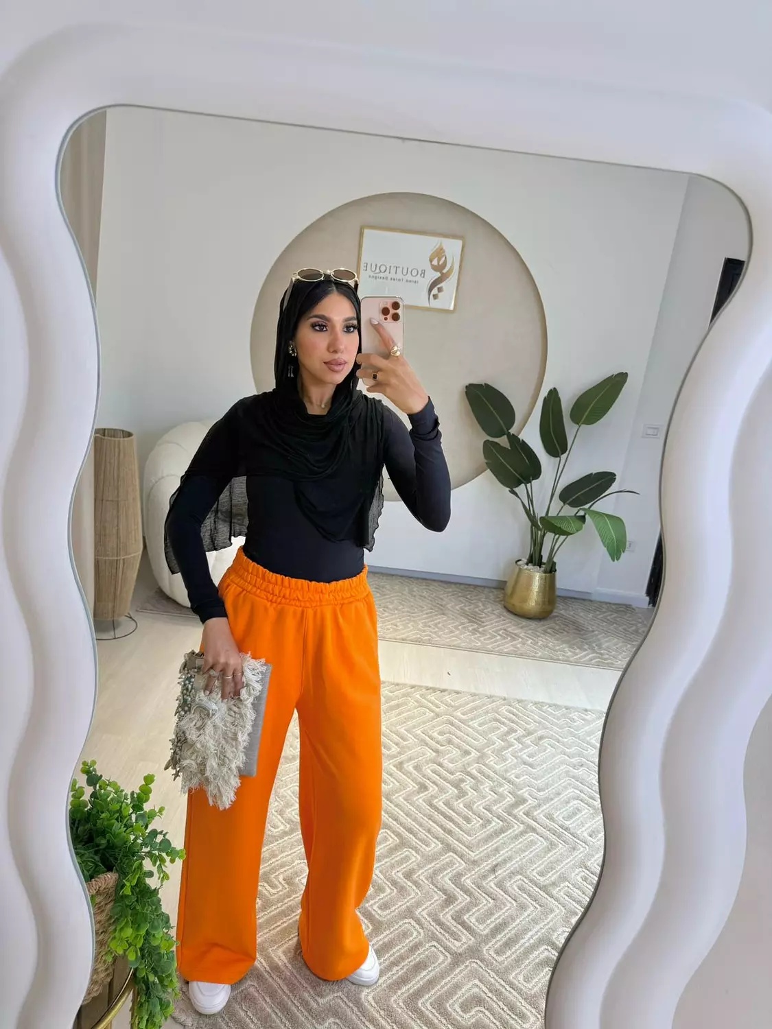 Summer Wide Leg Pants Orange image