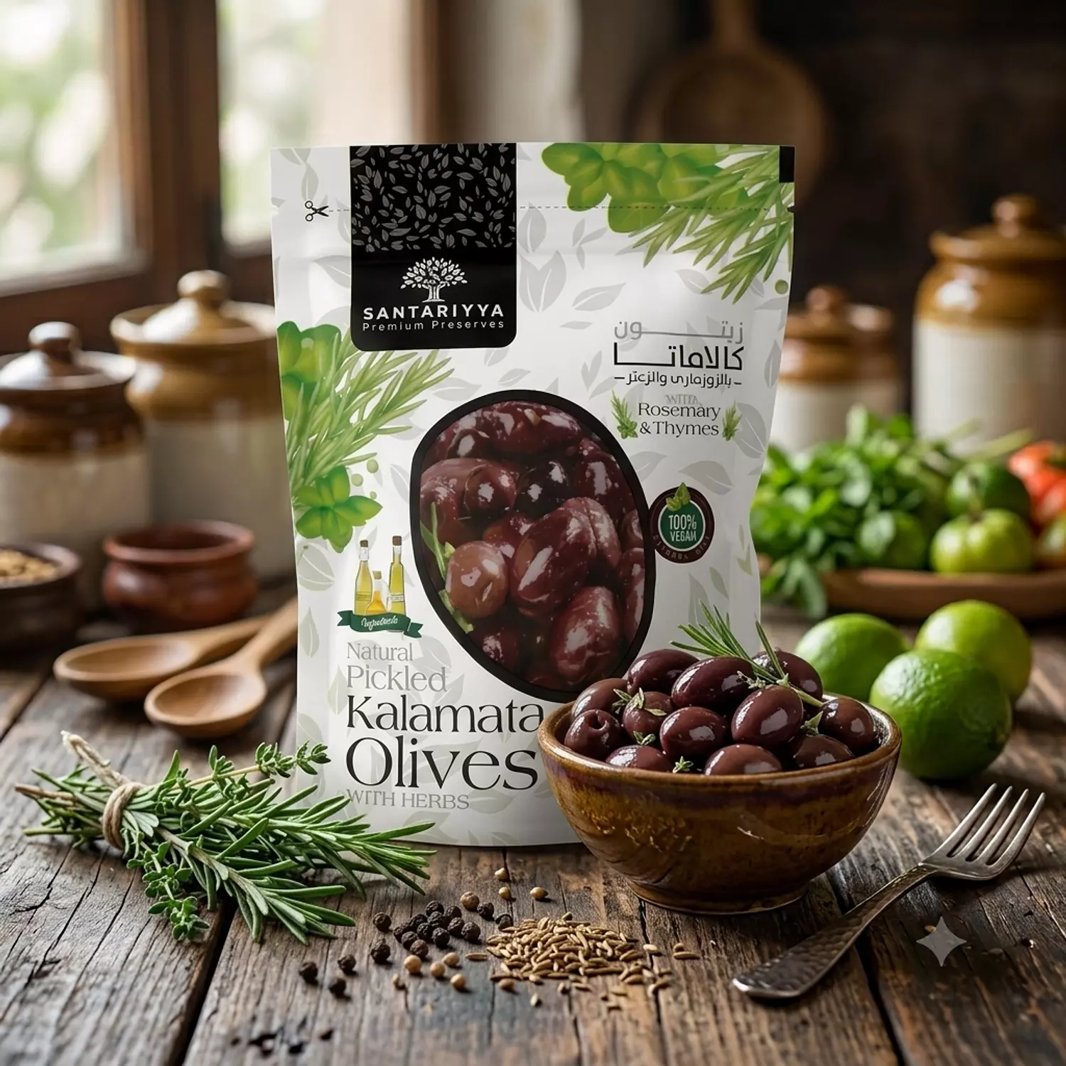 Kalamata with Herbs pouch 250g hover image