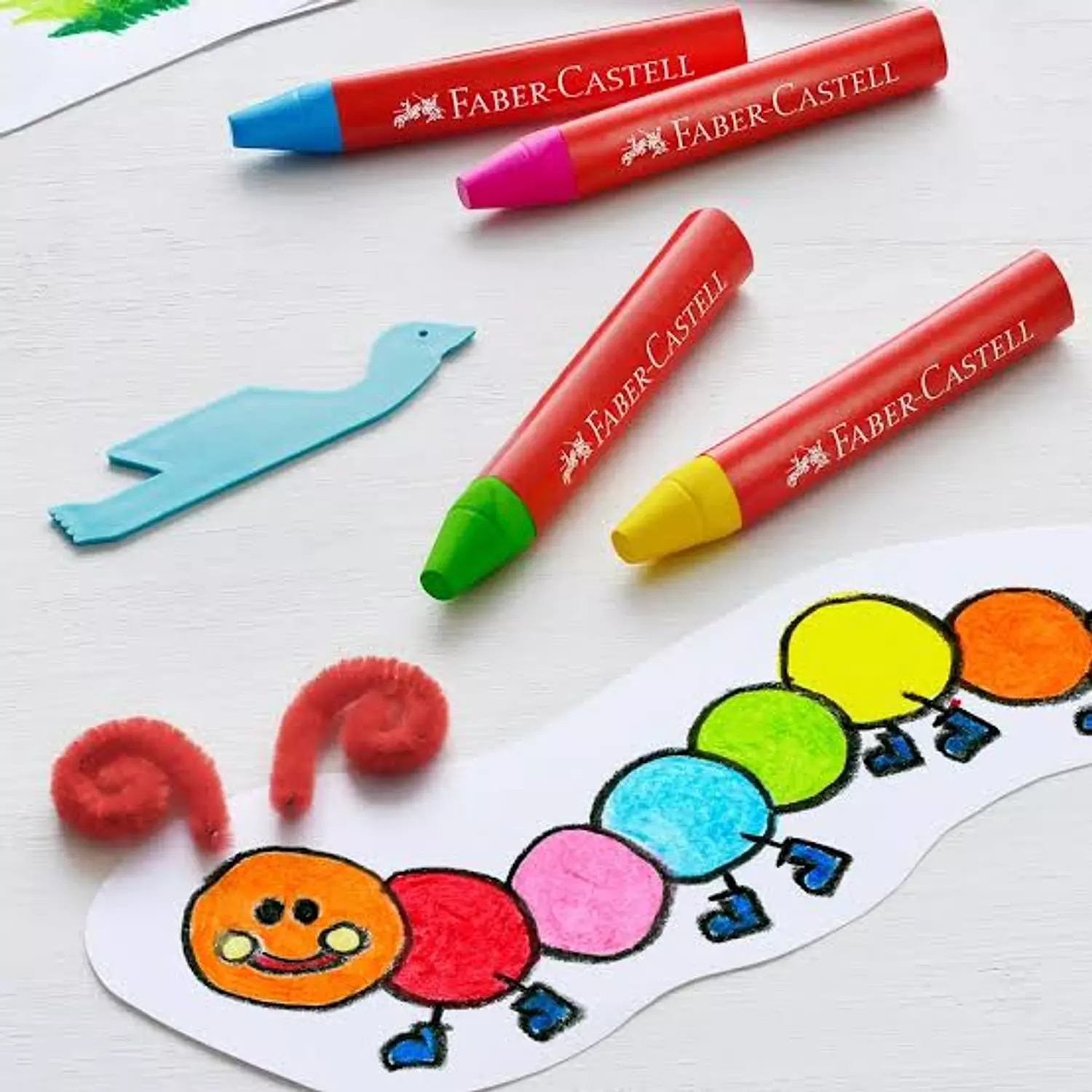 اطقم الوان شمع Faber Castell Wax Crayons  image