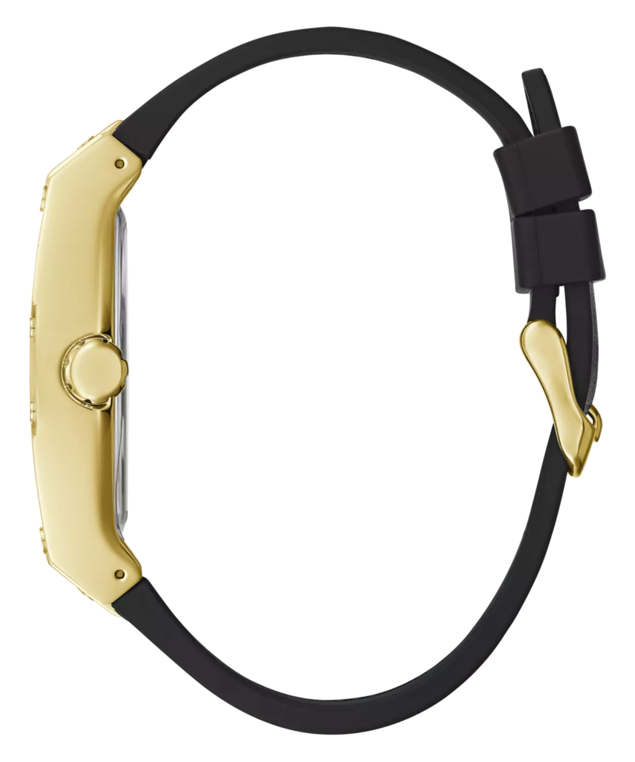 GUESS GW0202G1 Men's  Watch Gold Tone Genuine leather/Silicone Strap 2