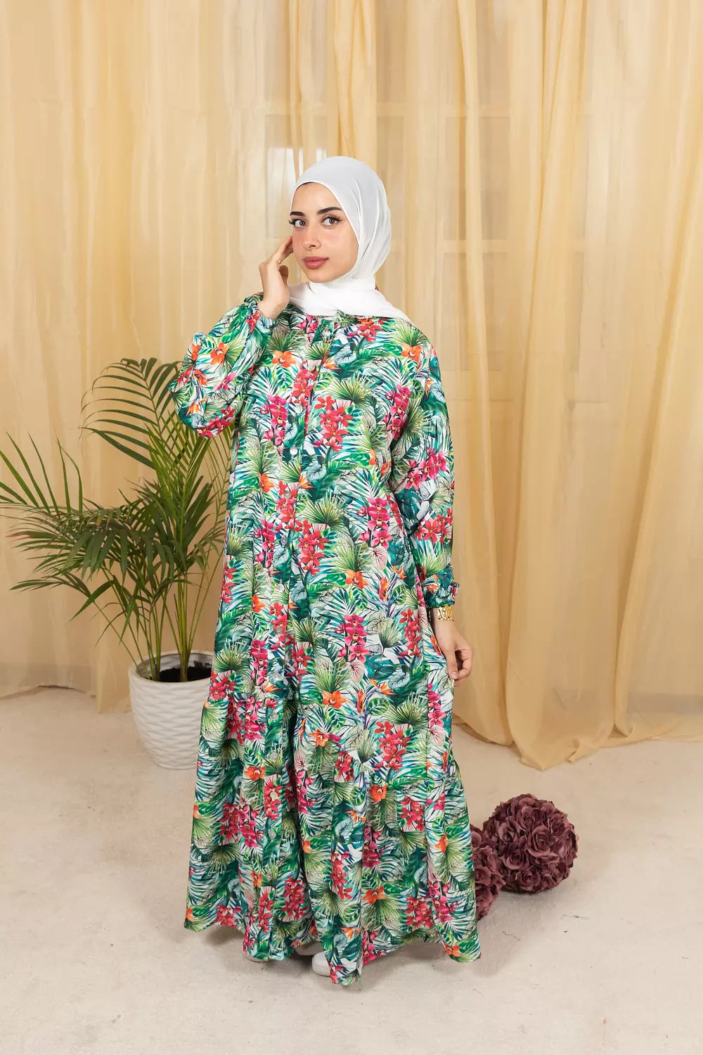 Linen viscos dress 8 2