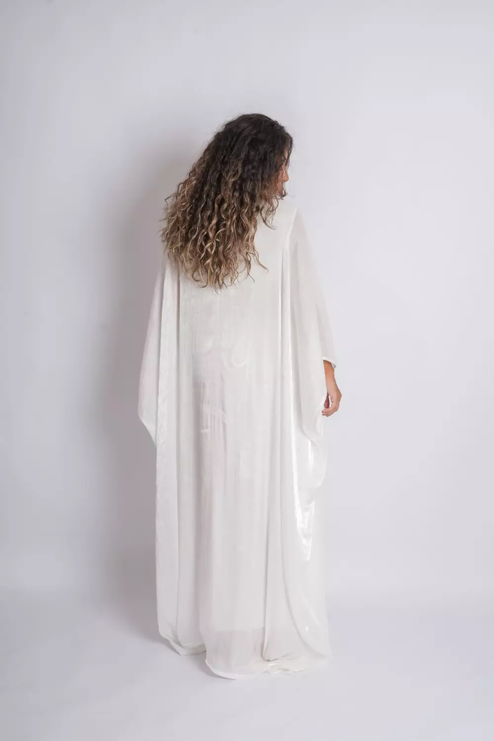 White Butterfly Abaya 10