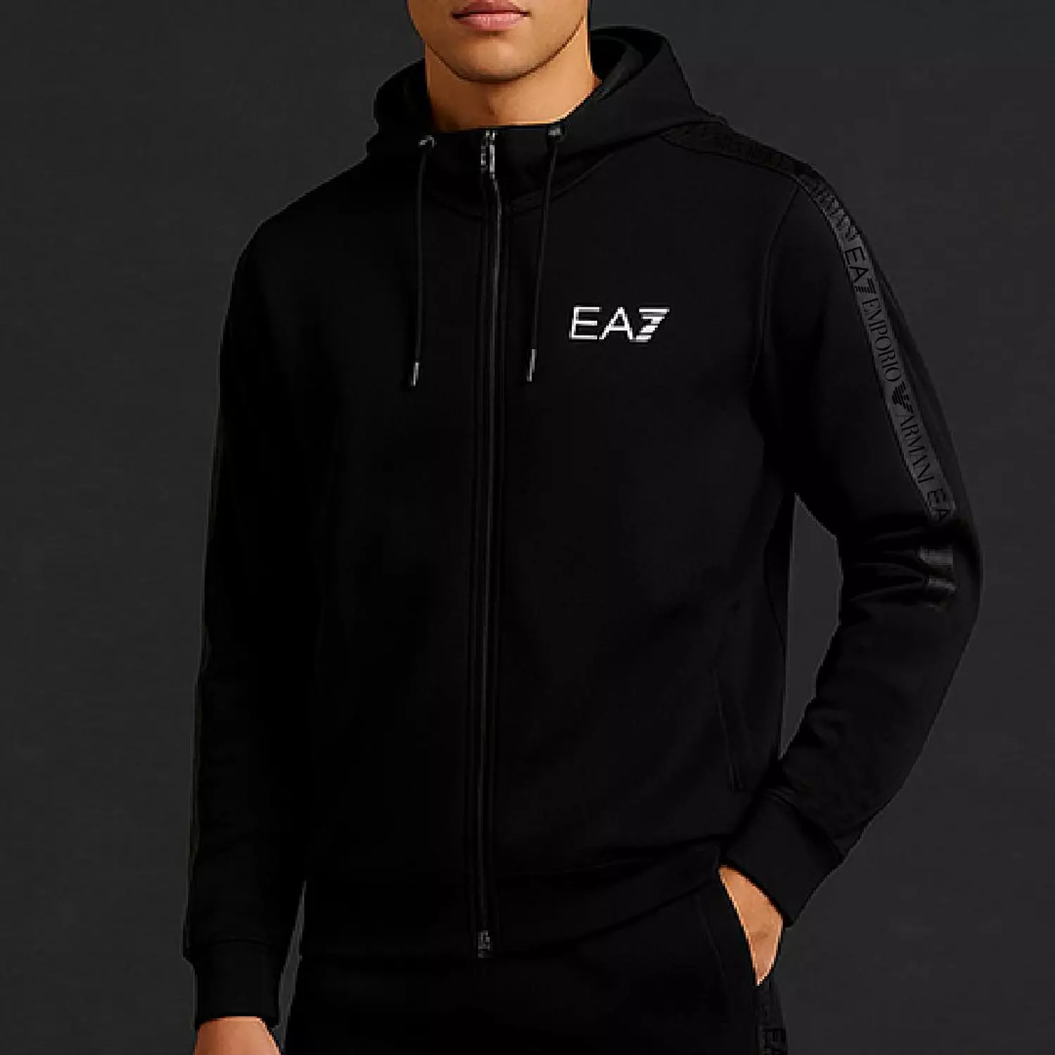 Tracksuit Ea7 Black Print 2