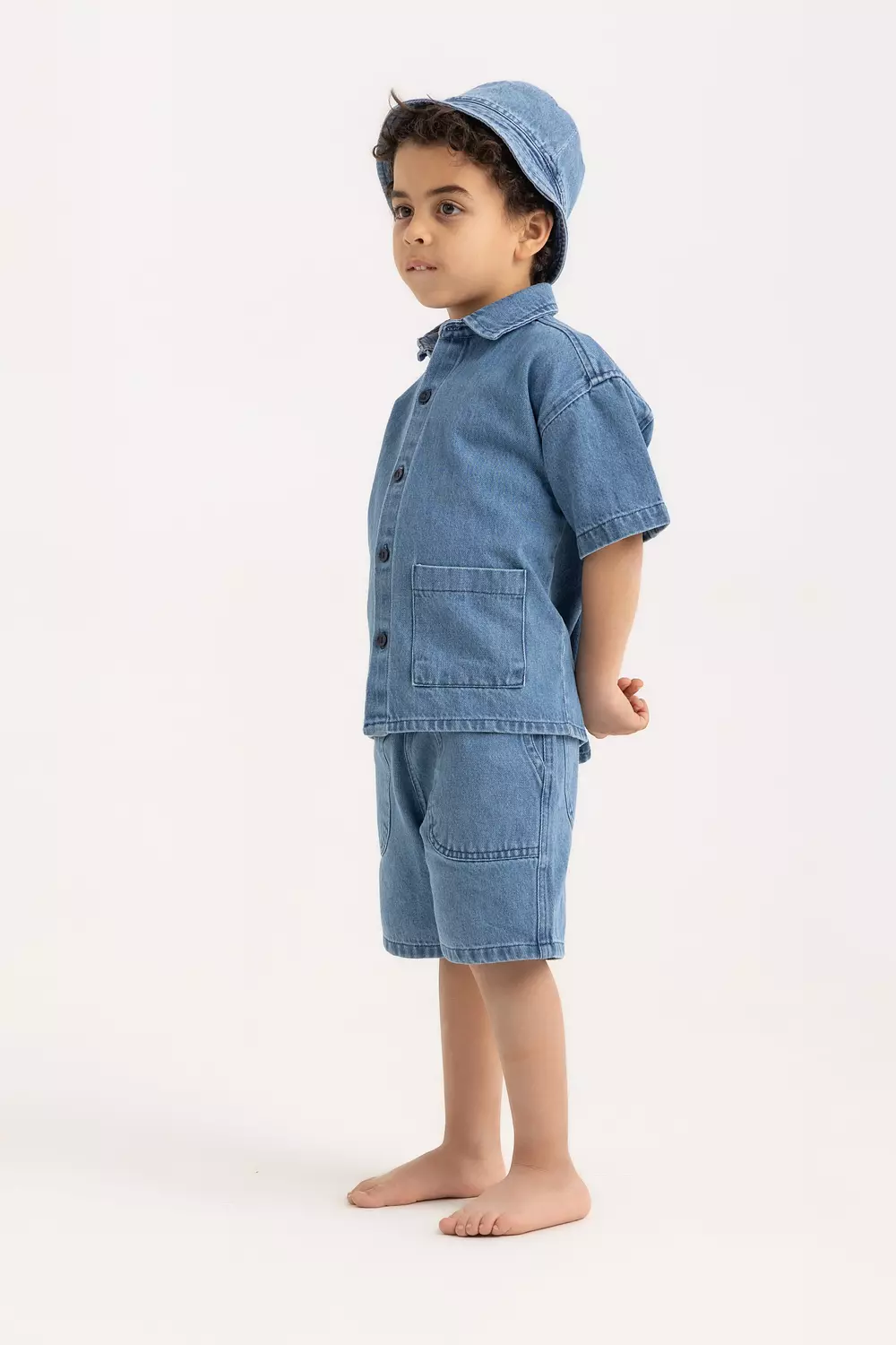 The Kiko Denim Kids Half-Sleeve Shirt 2