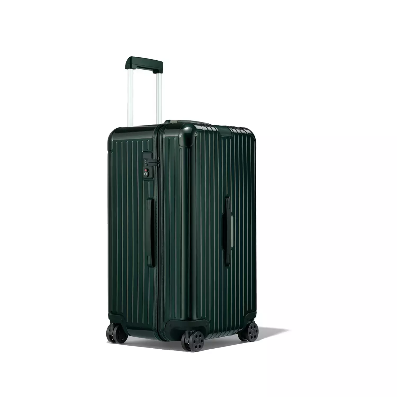RIMOWA Essential Trunk suitcase in gloss green polycarbonate 2