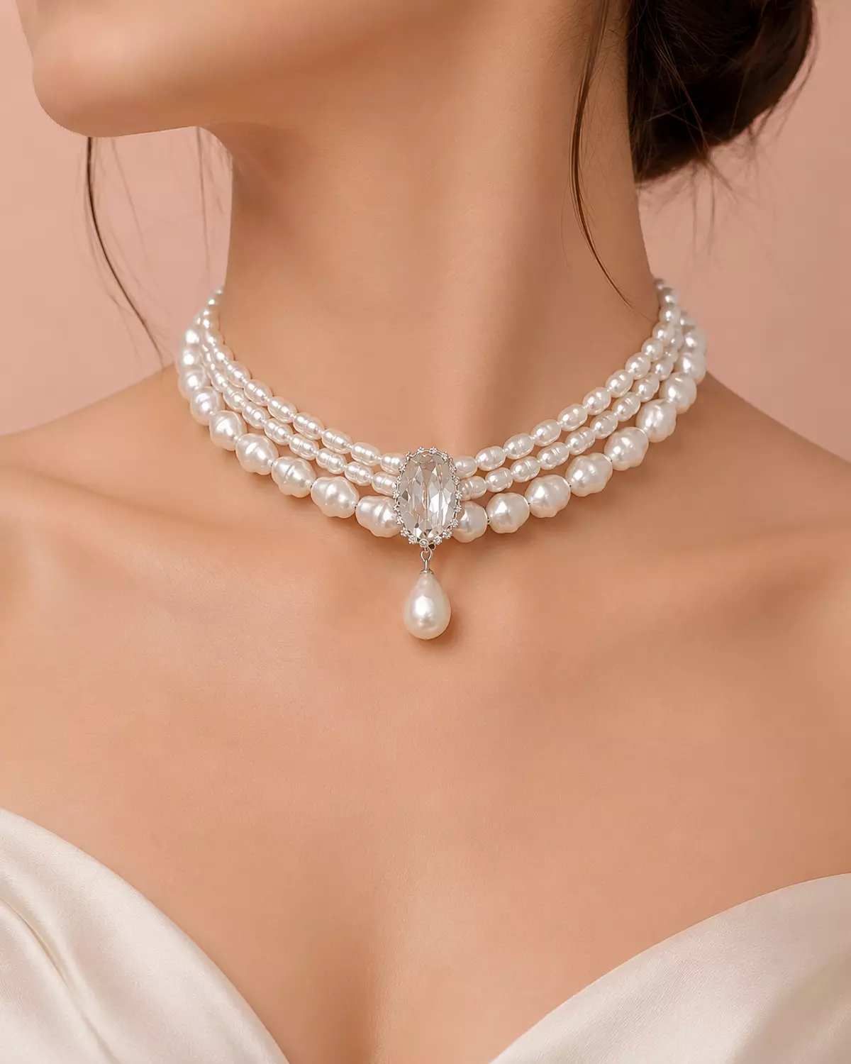 Baroque and rice pearl mix image