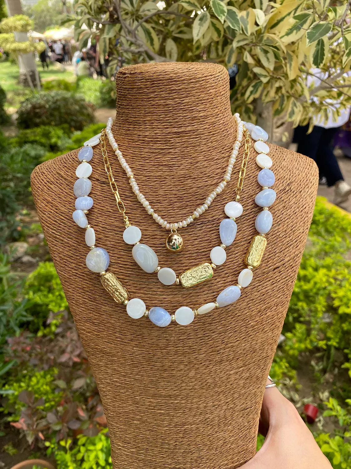 Classy handmade necklaces  image