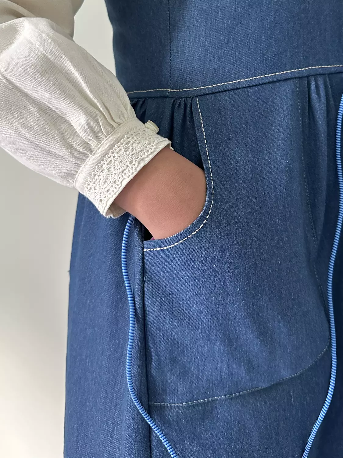 Denim dress (T)  8