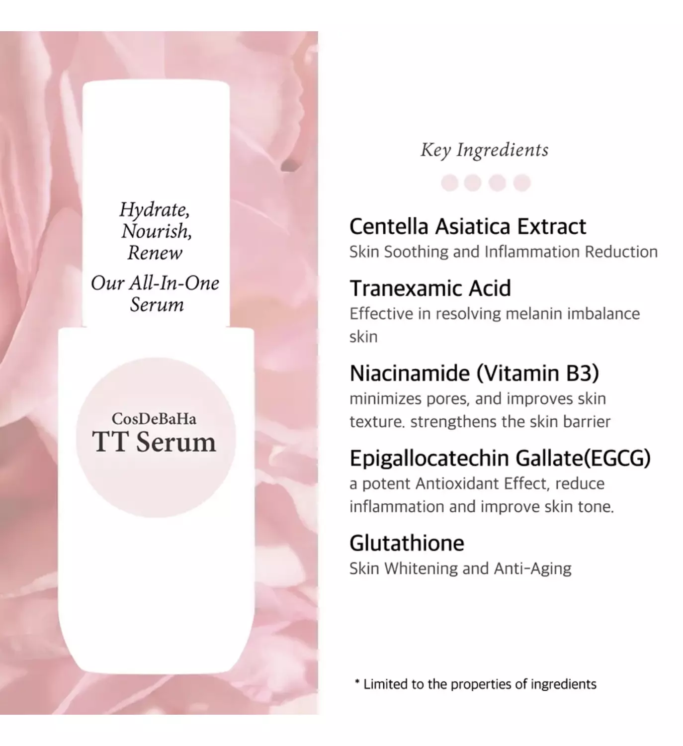 Cos De BAHA - TT Tranexamic Acid Facial Serum 30ml 2