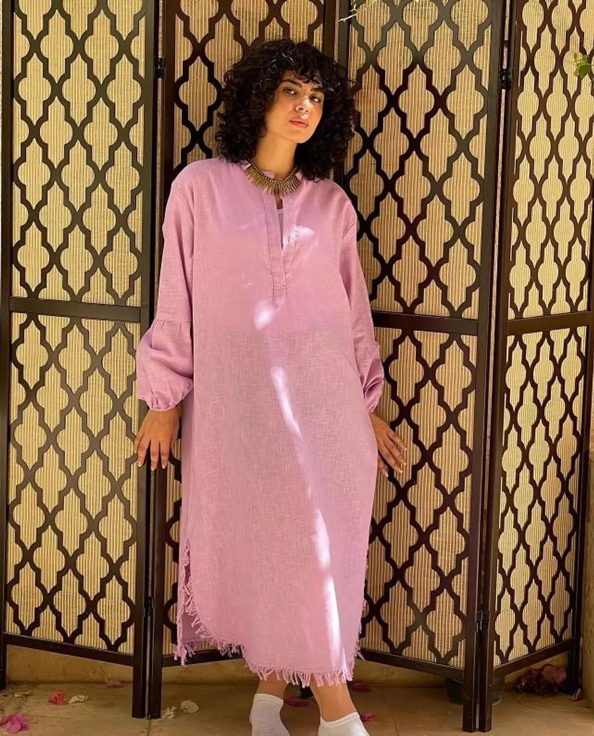 LINEN DRESS image