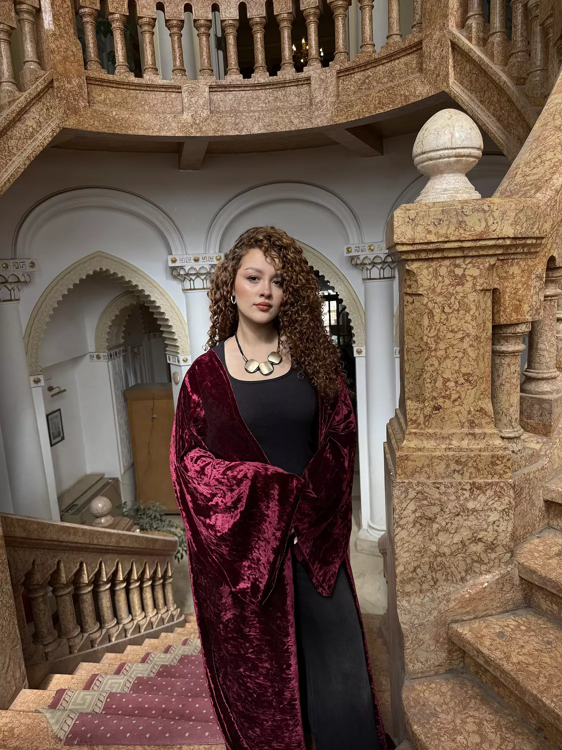 Scarlet Arch Kaftan 1