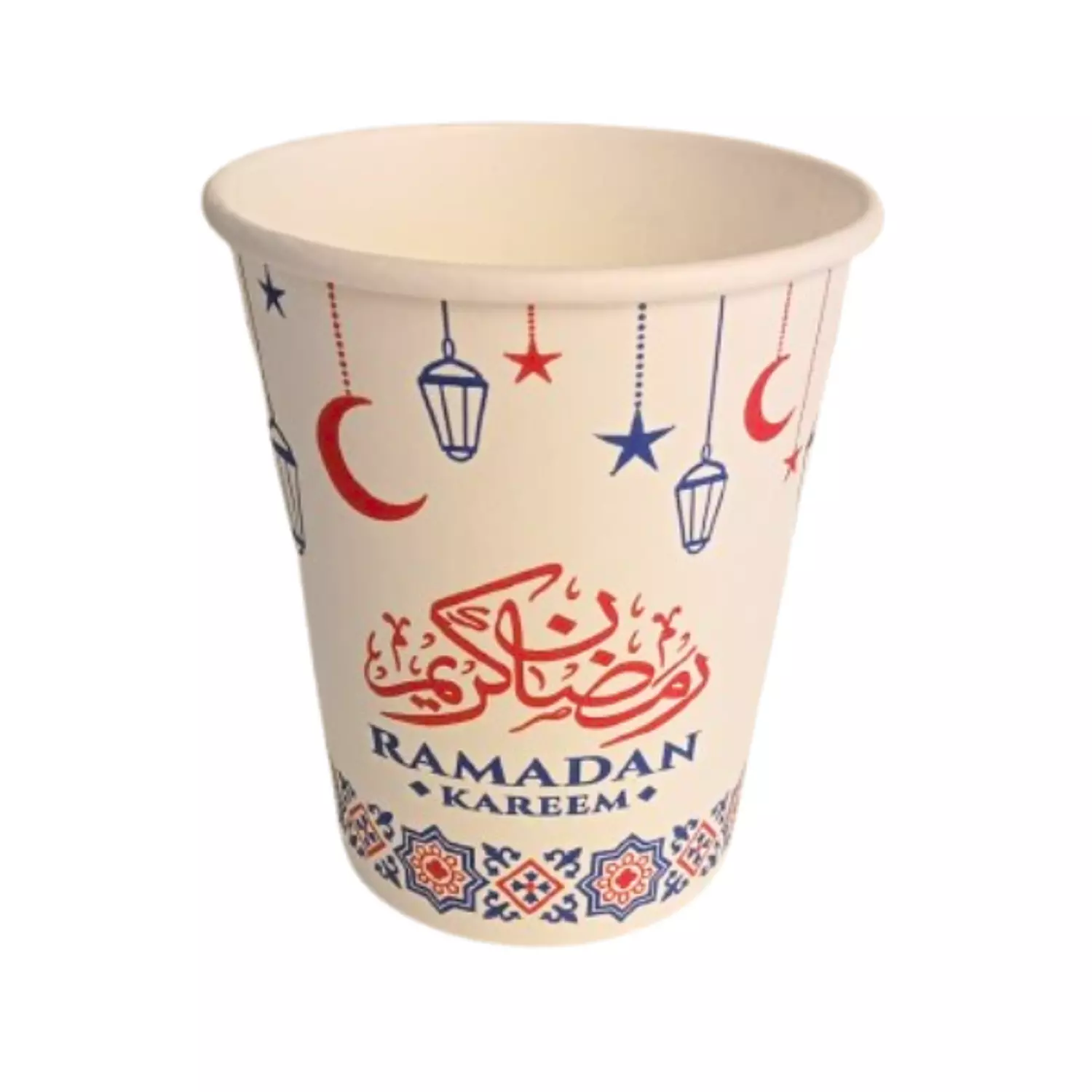 White Ramadan Paper Cups image