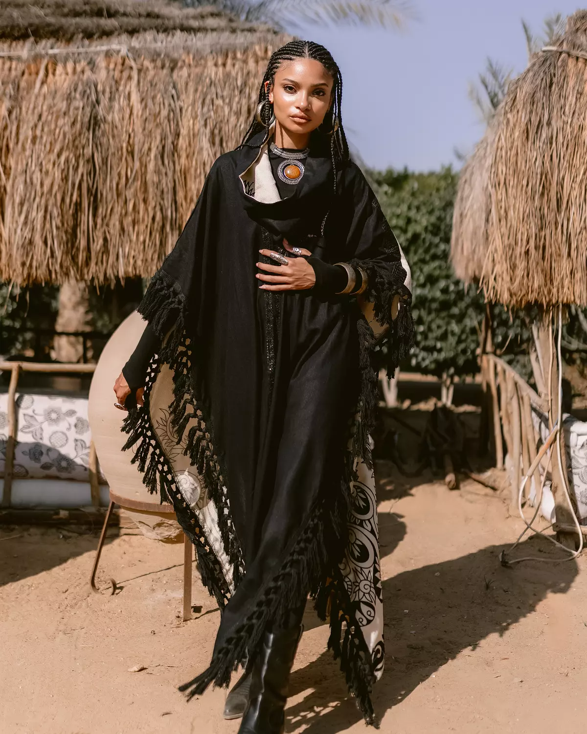 Fringes Kaftan image
