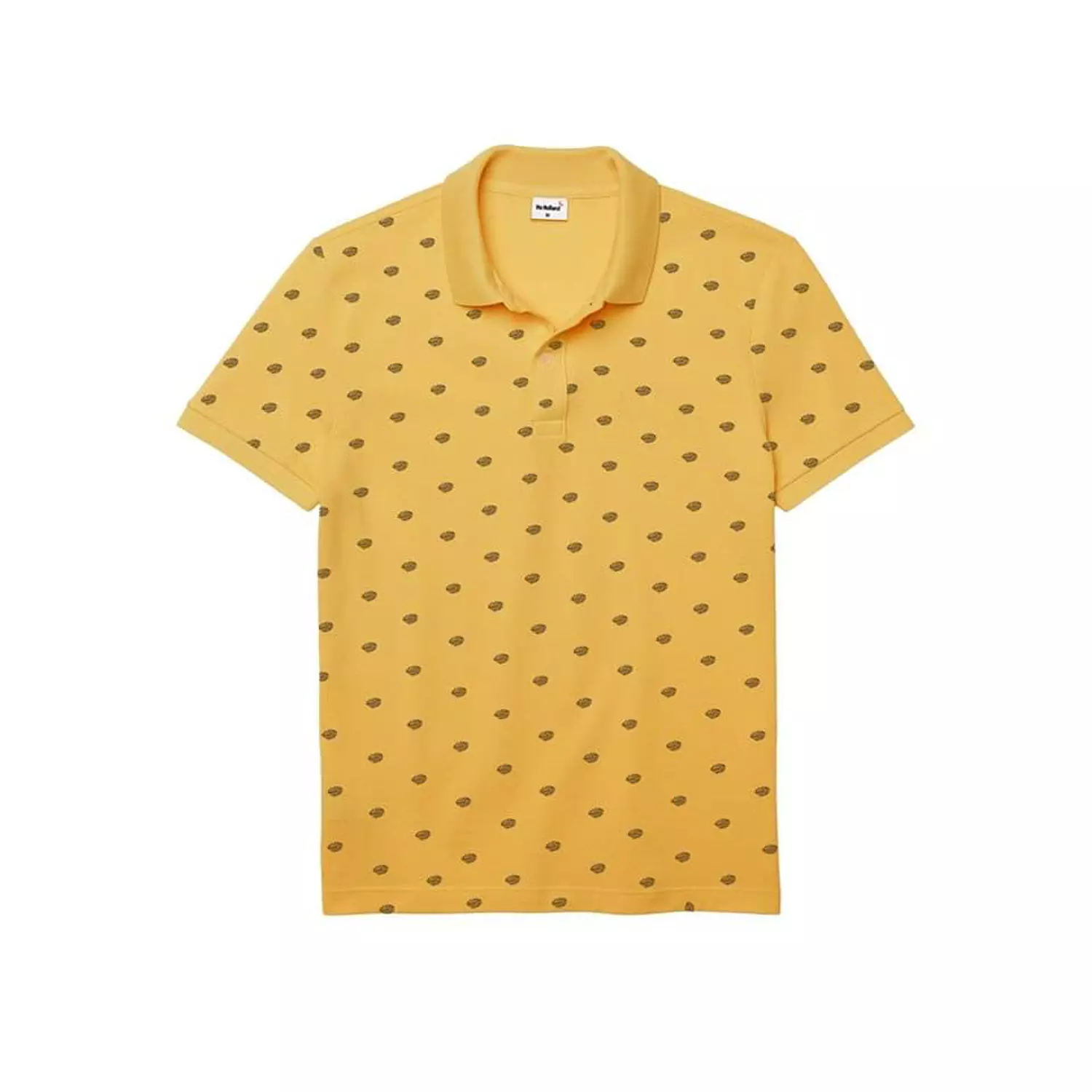 Polo T shirt - Yeloow (F Print)  2