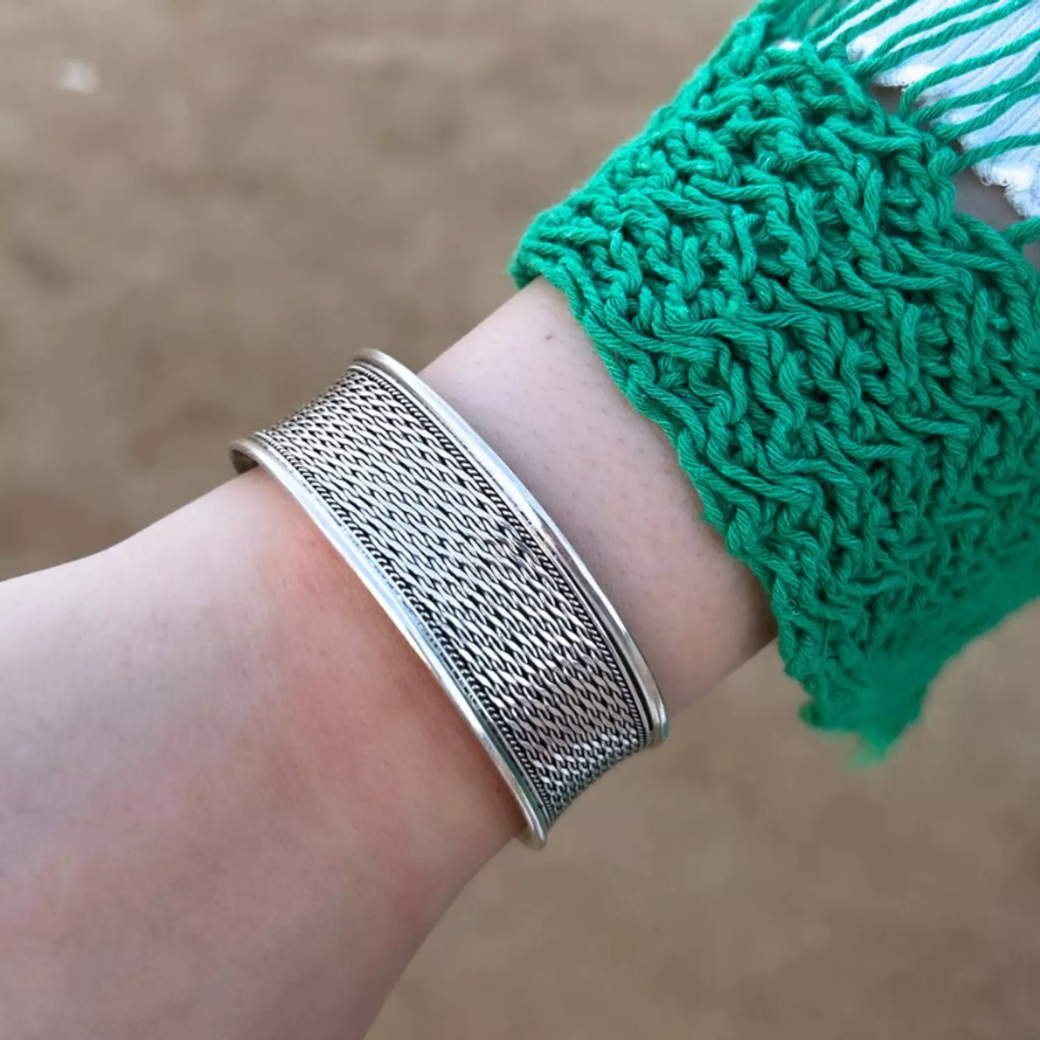 Lined siwi bangle  image