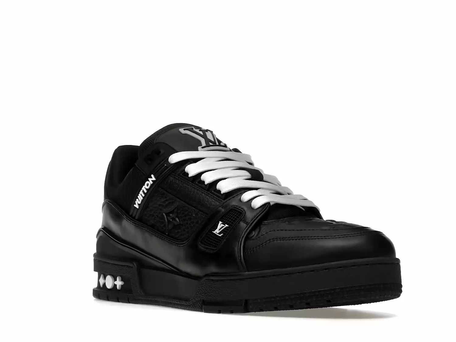Louis Vuitton Trainer Black Embossed Monogram hover image