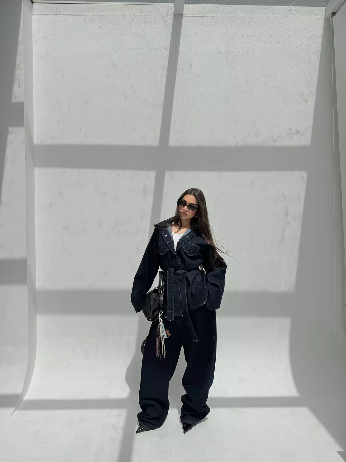 Denim Tie-Waist Set 6