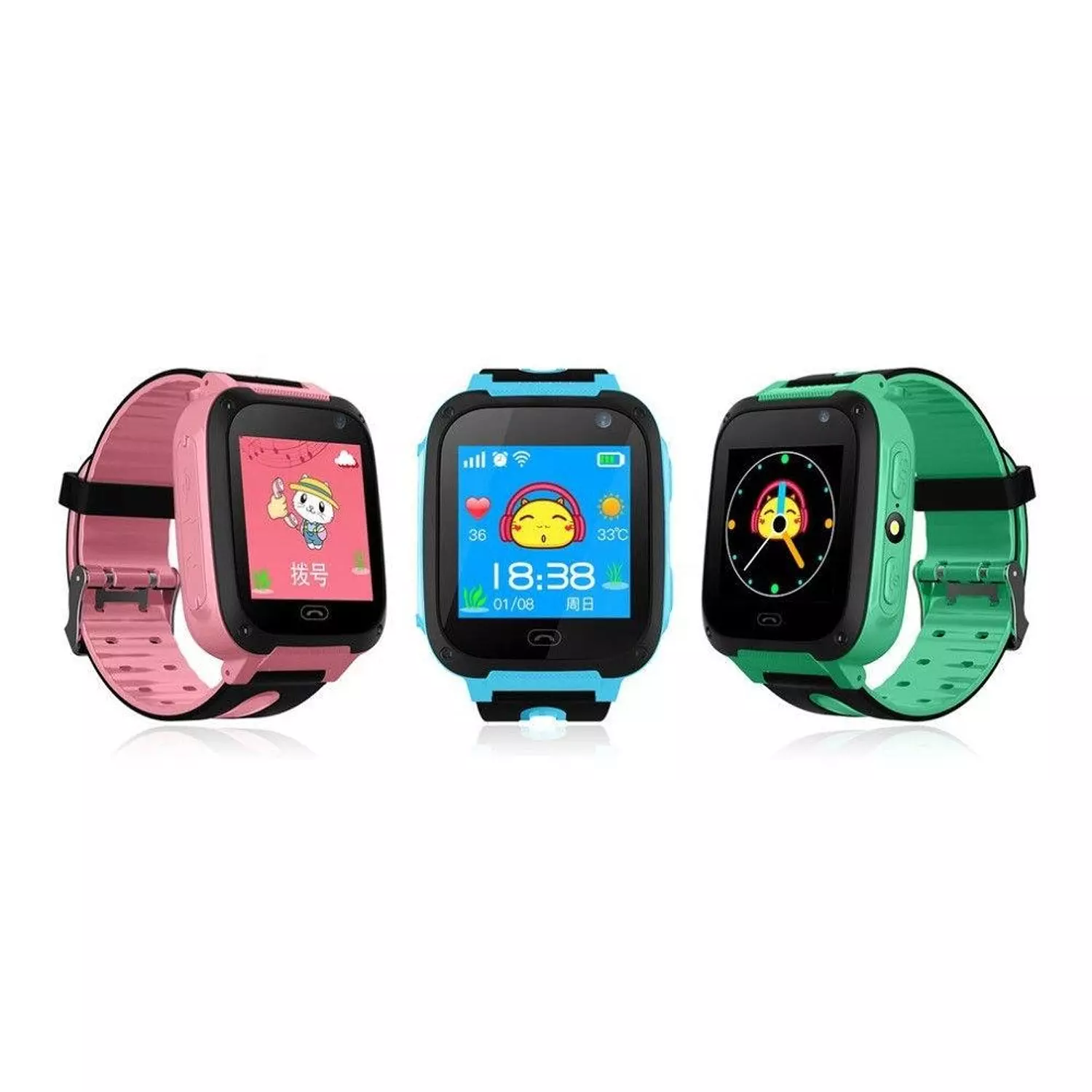 Z4 Kids Smartwatch with HD Touch Screen Camera SOS and Calls Elegant blue 9