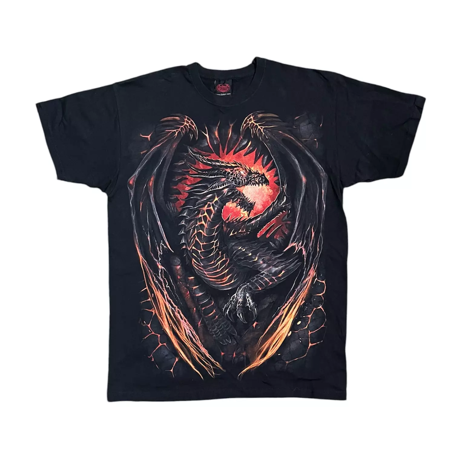 Y2K spiral Drgon Tshirt