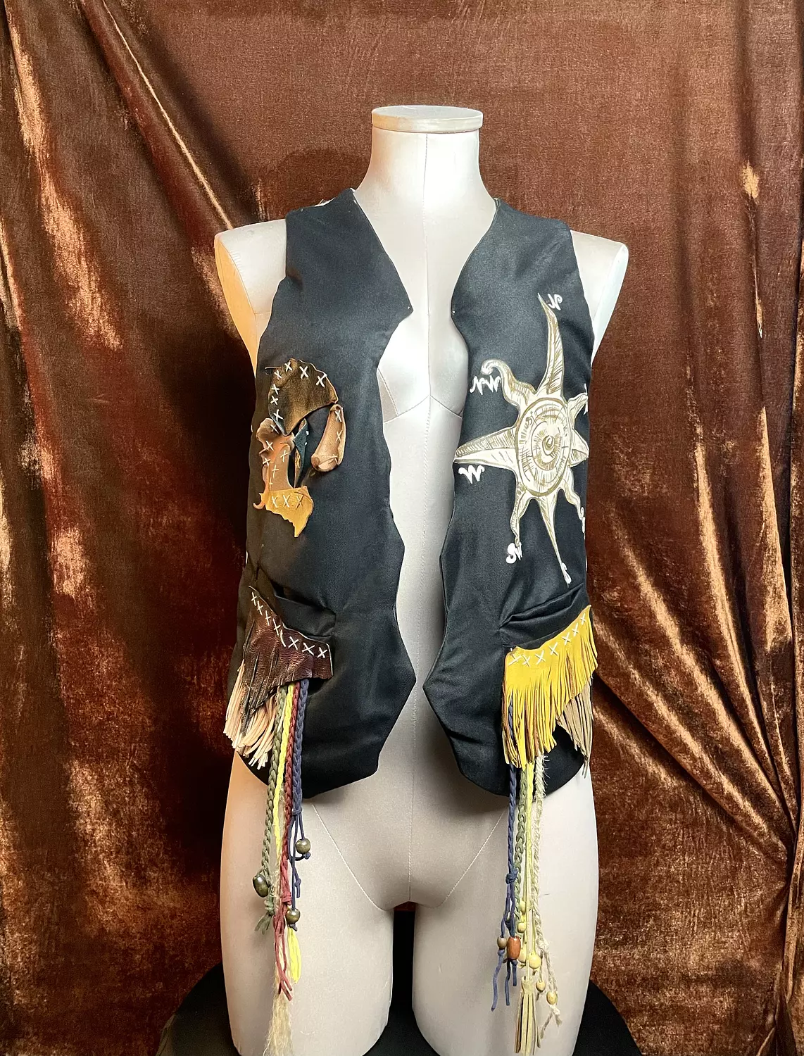 “Atlantic “ recycled handmade vest  4