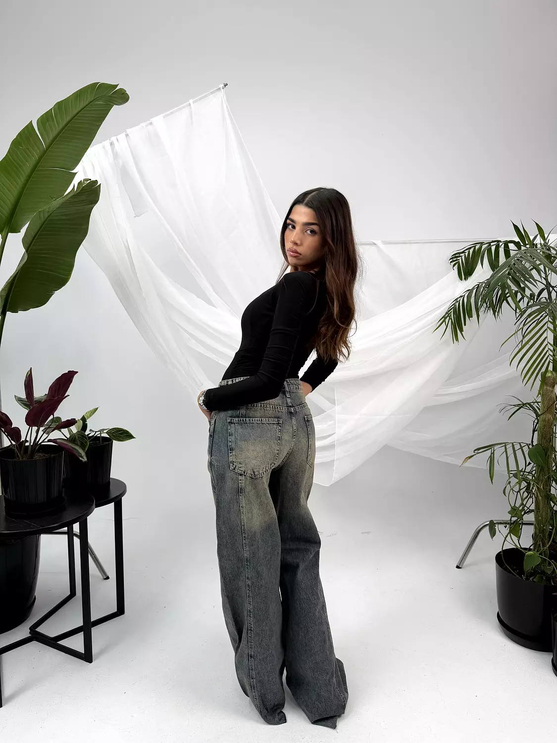 Side seam wide leg 6