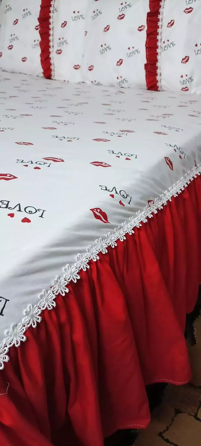 طقم ملايه قطن تركي كرانيش لاف image