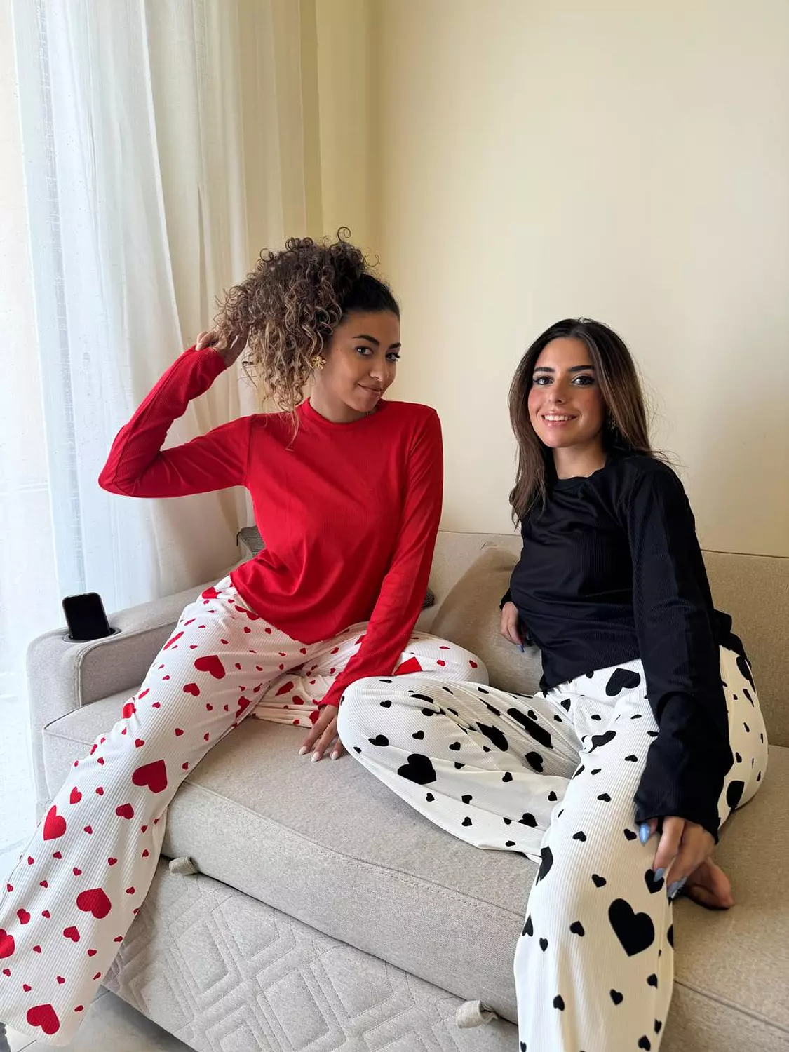 Hearts pjs image