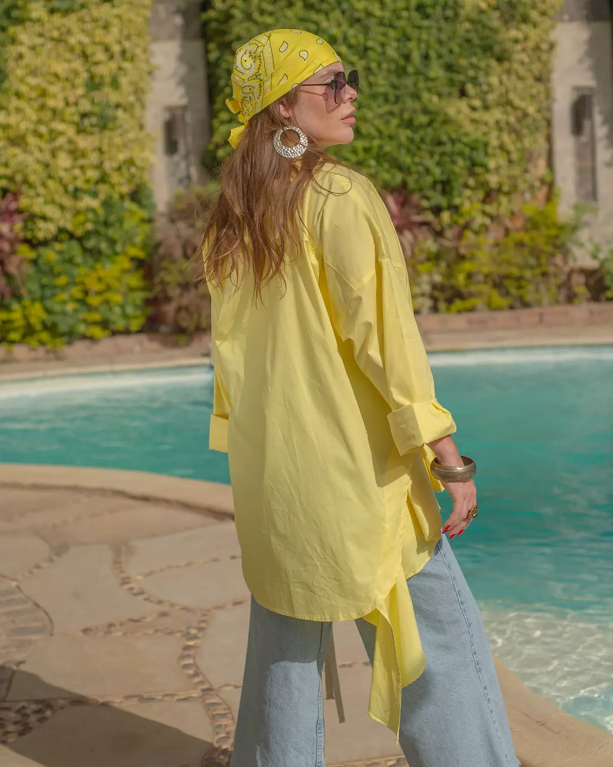 Yellow Ruffle Shirt 2