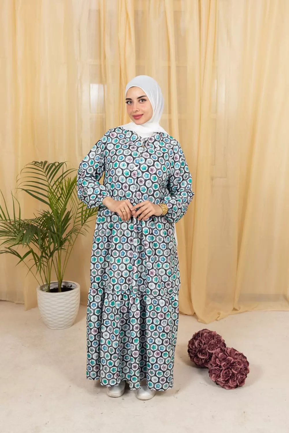 Linen viscos dress 2 image