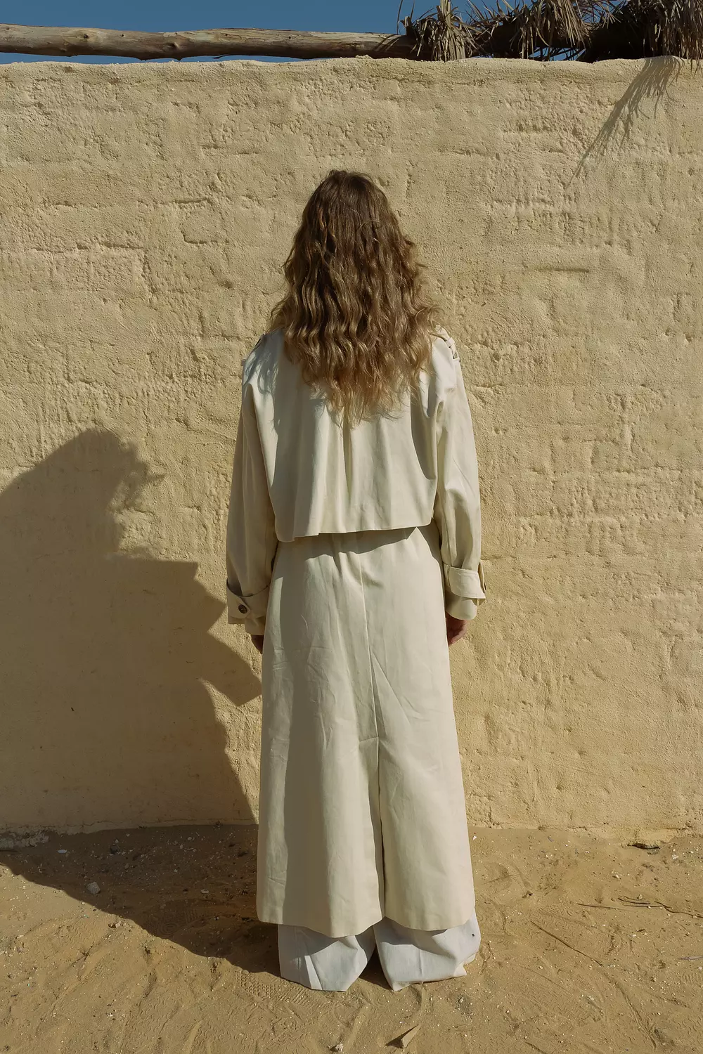 Convertible Trench Coat - butter yellow 2