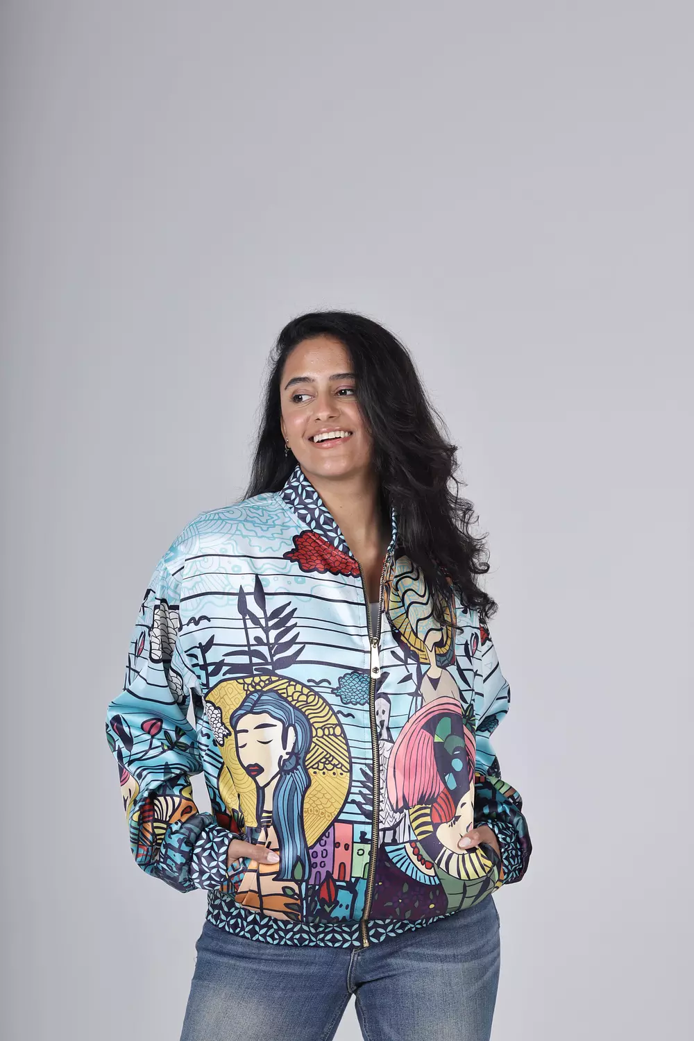 " NEVER LAND " Bomber Jacket 1