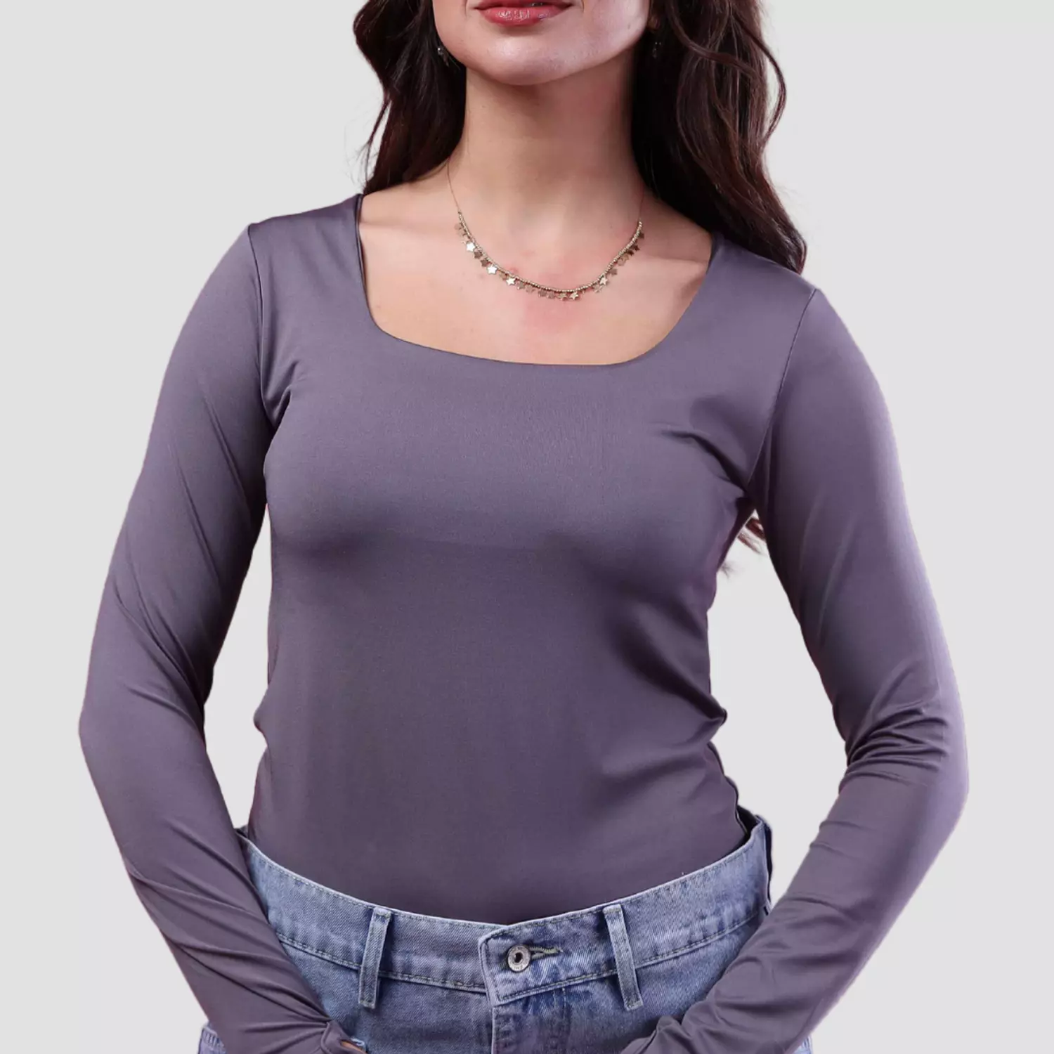 063 Sqauare Neck Long Sleeves 3