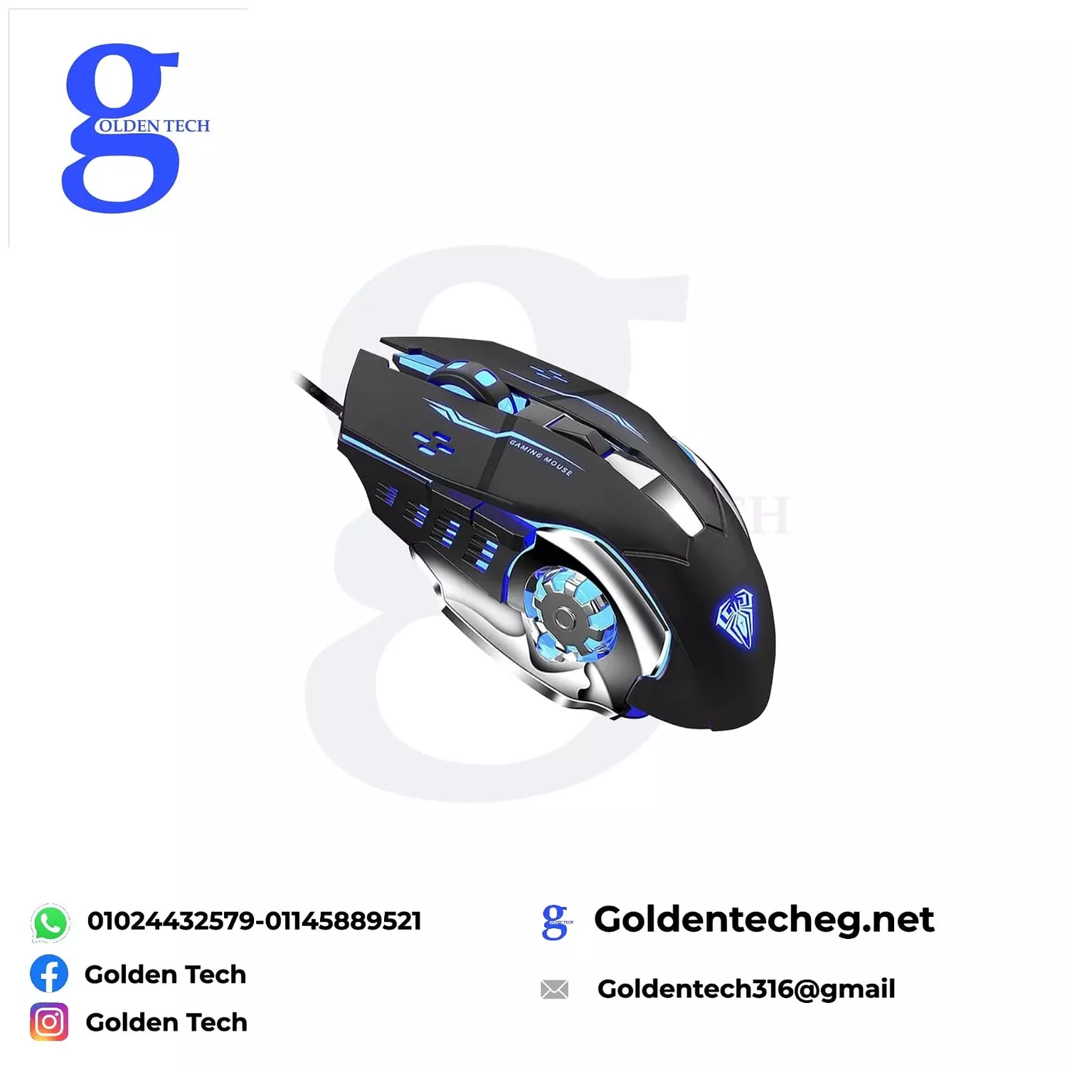 ماوس العاب S20 سلكي بمنفذ USB | قابل للبرمجة | ضوئي مريح | من اولا hover image