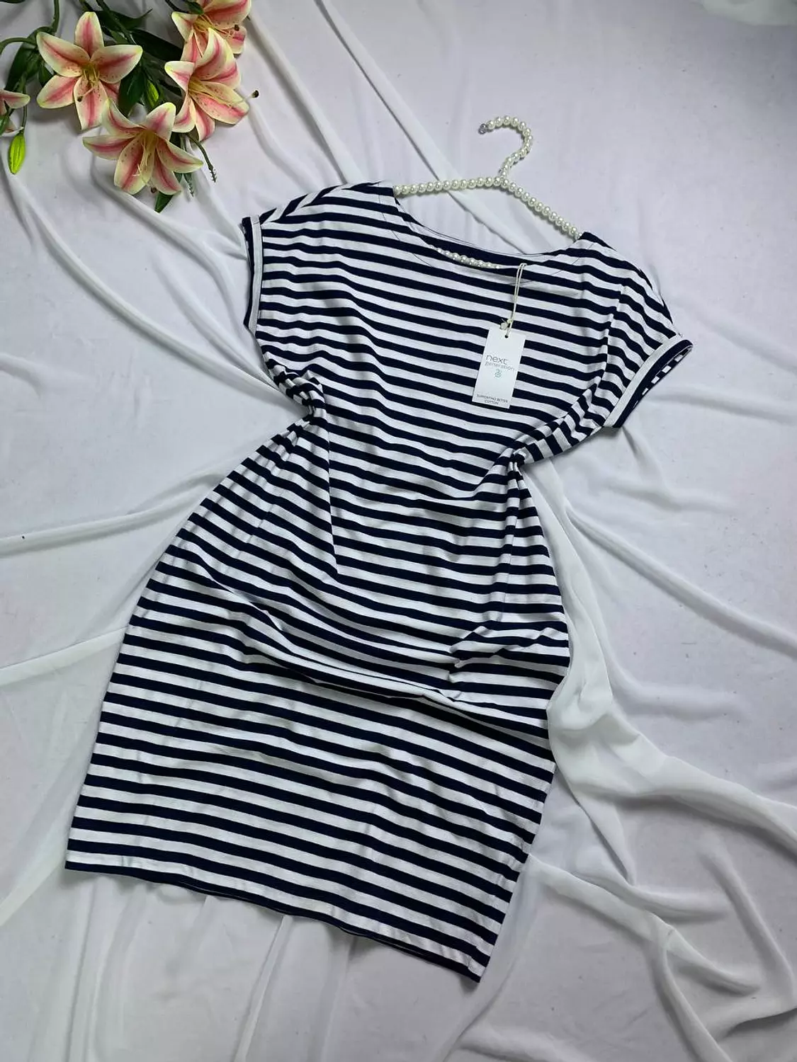 Pure cotton shirt dress from Next uk image