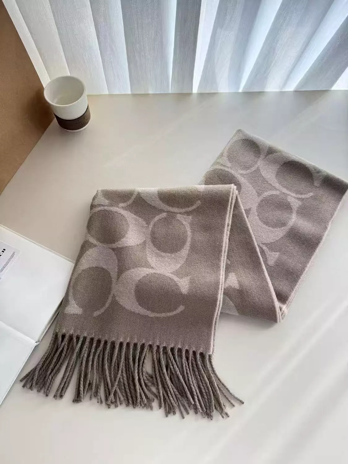  Greyish coach scarf 1