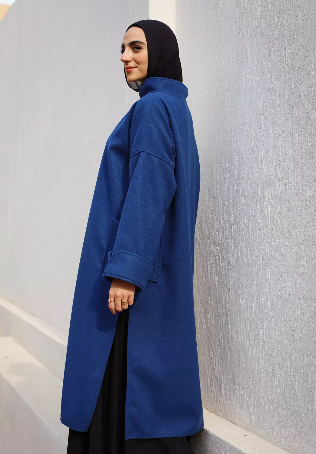 Indigo Long Wool Tunic 2