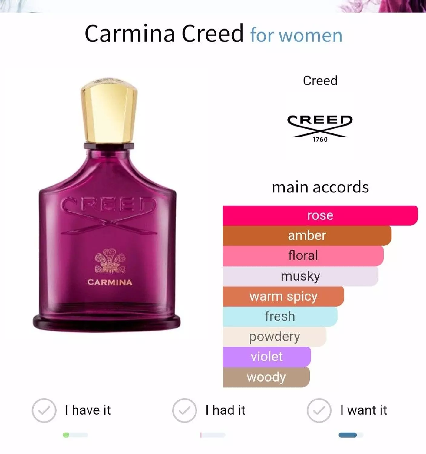 Creed Carmina 1