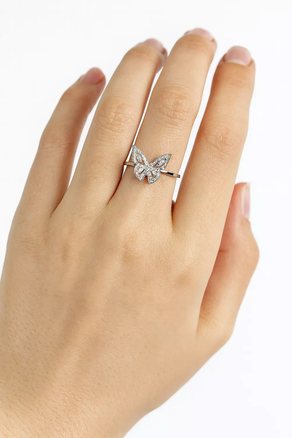 Silver Ring Butterfly 1