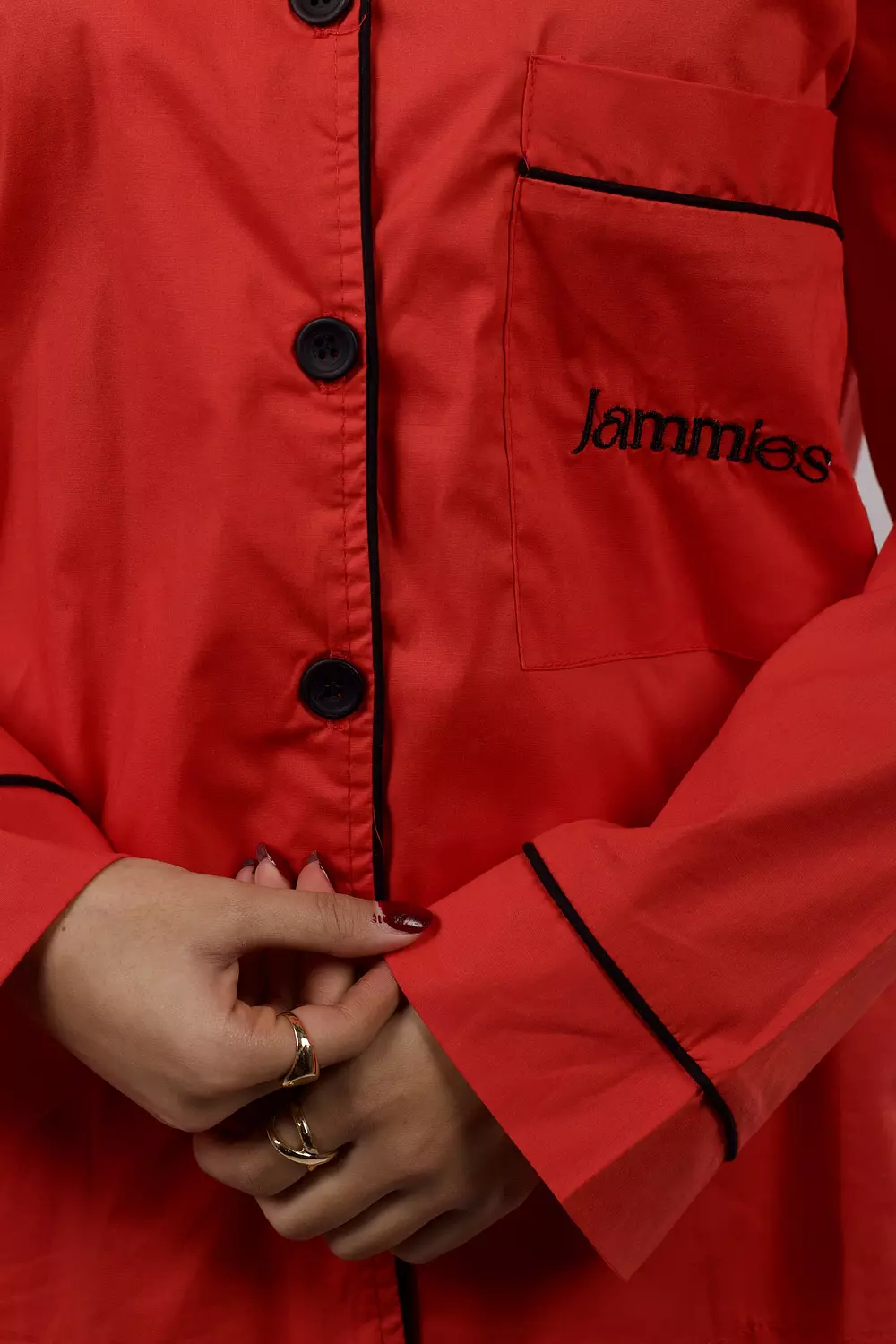 The red jammies for her  2