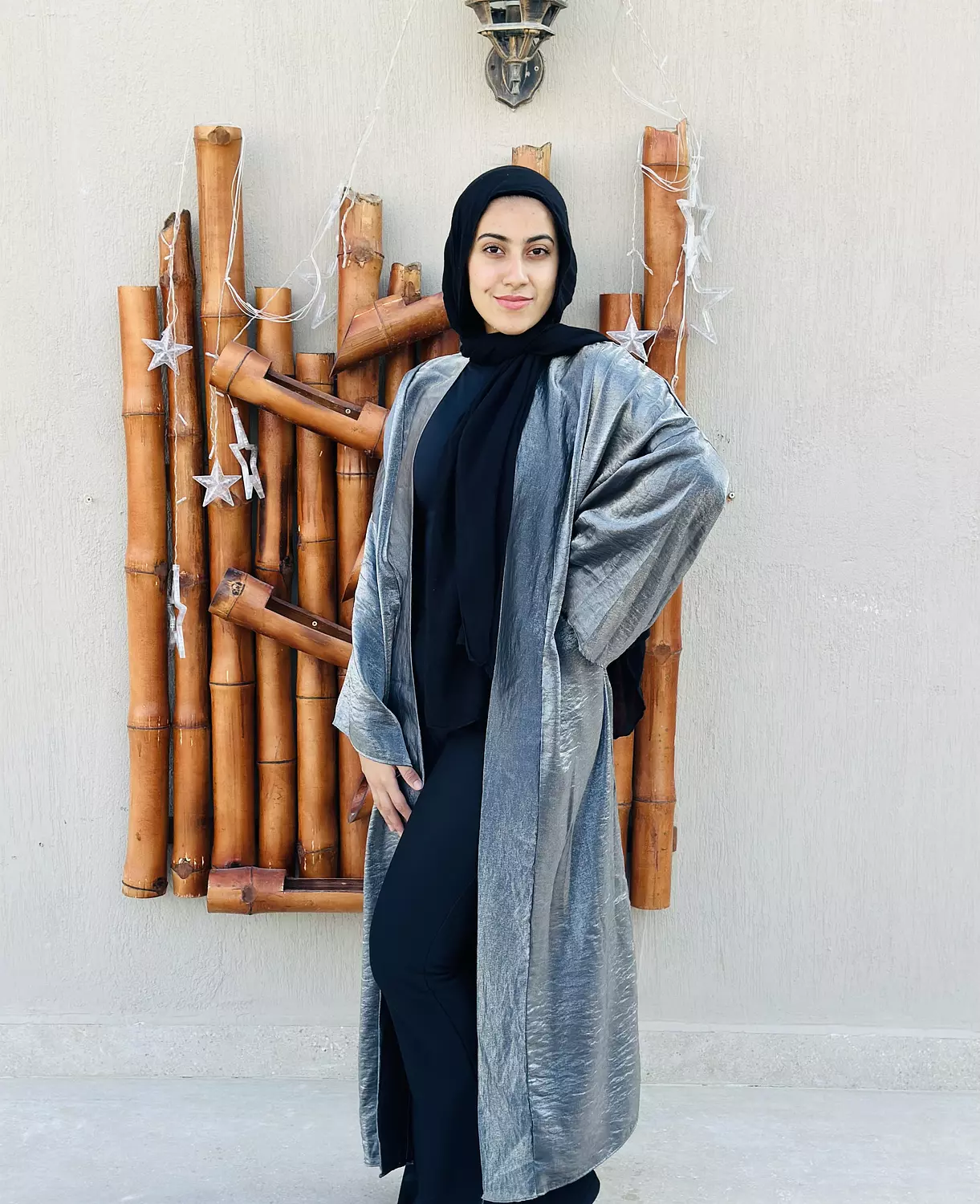 Shimmery Cardigan - Silver image