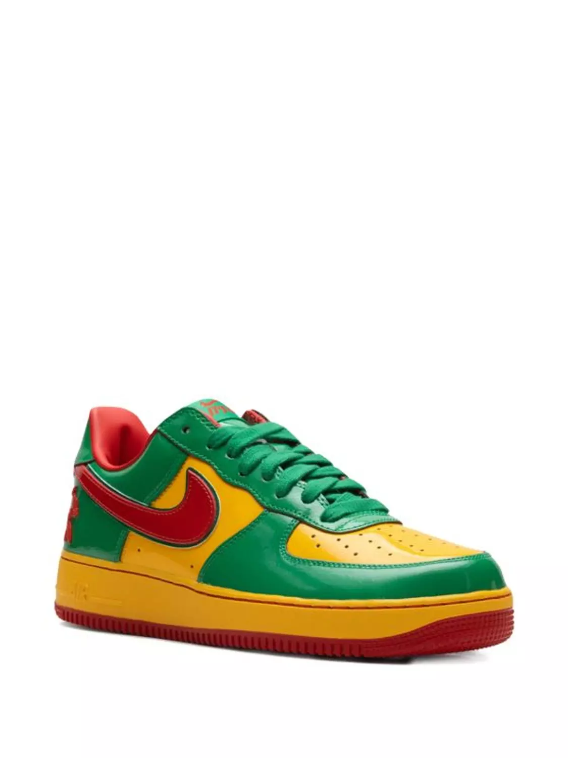 Nike x Lil Yachty Concrete Boys Air Force 1 Low "Lucky Green/Mystic Red" 1