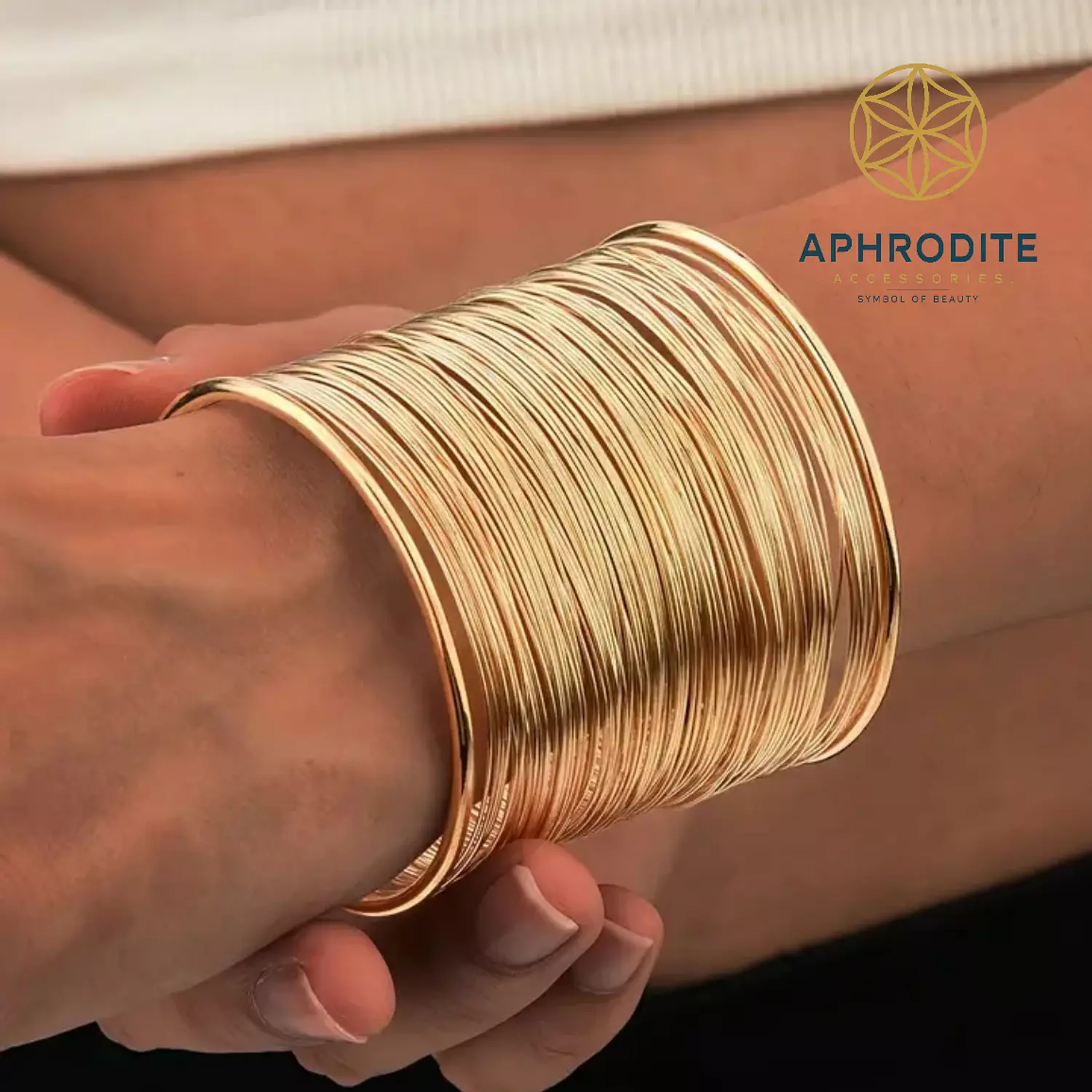 Golden Harmony Cuff hover image