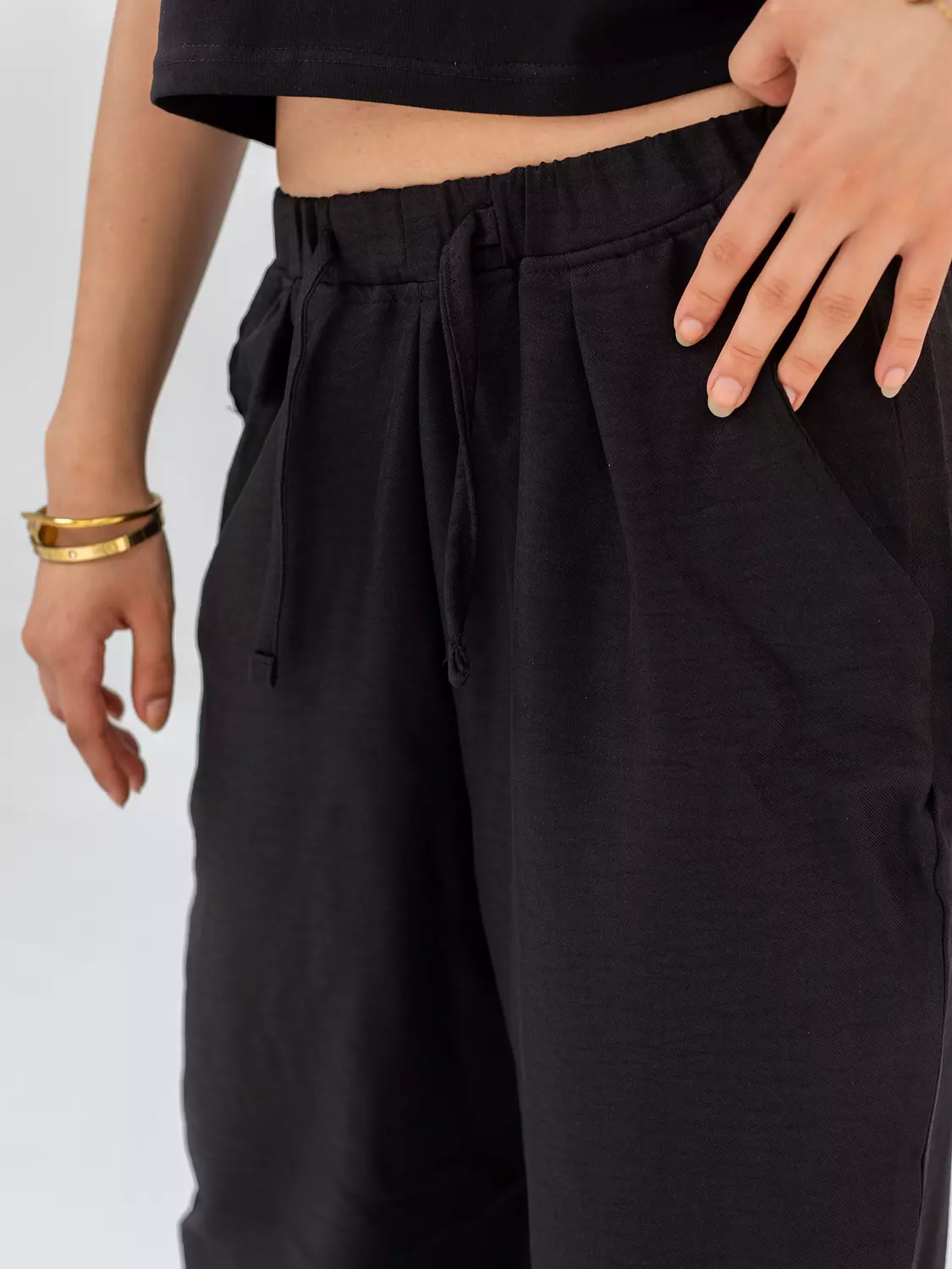 Linen Pants | Black 4
