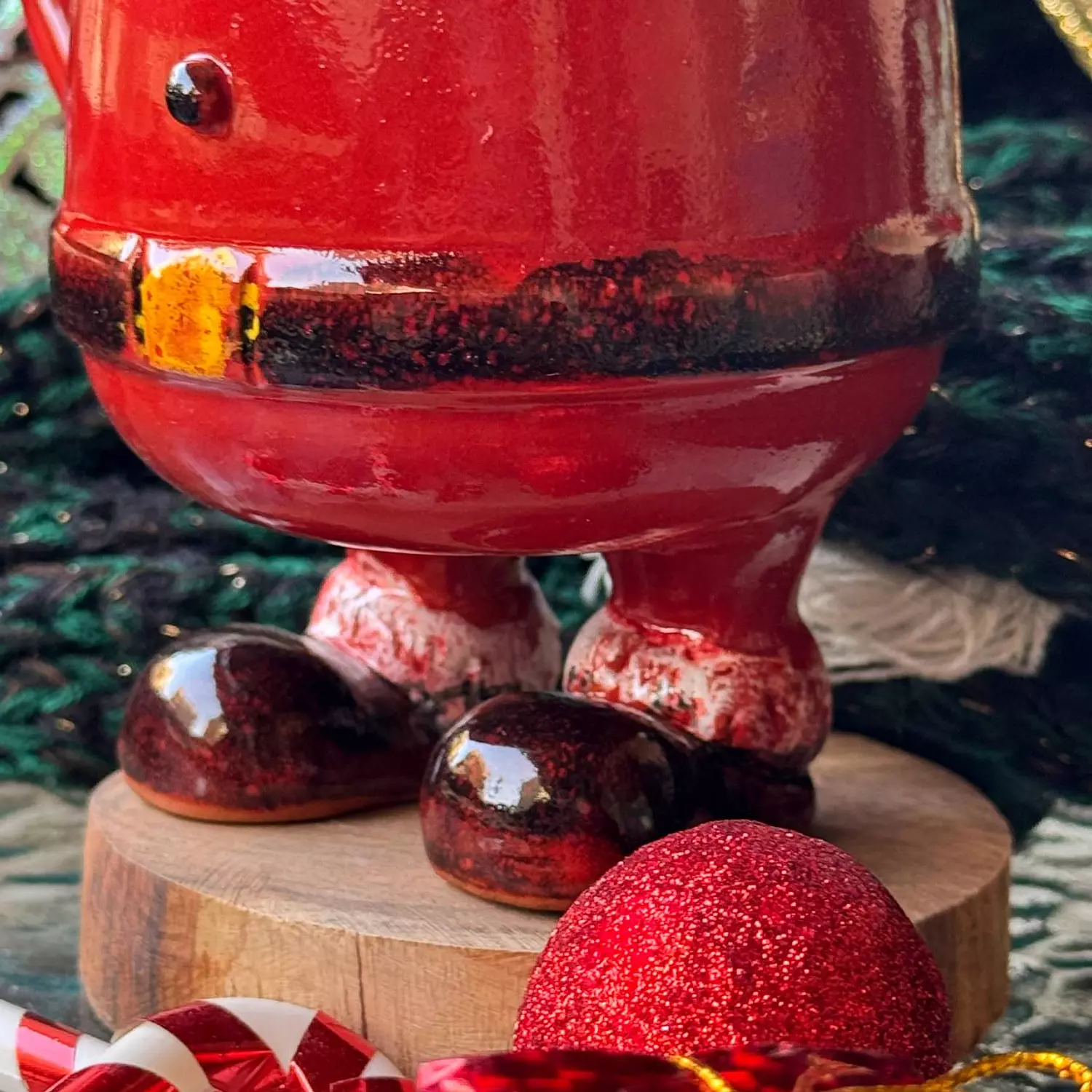 in Santa's shoe mug 1