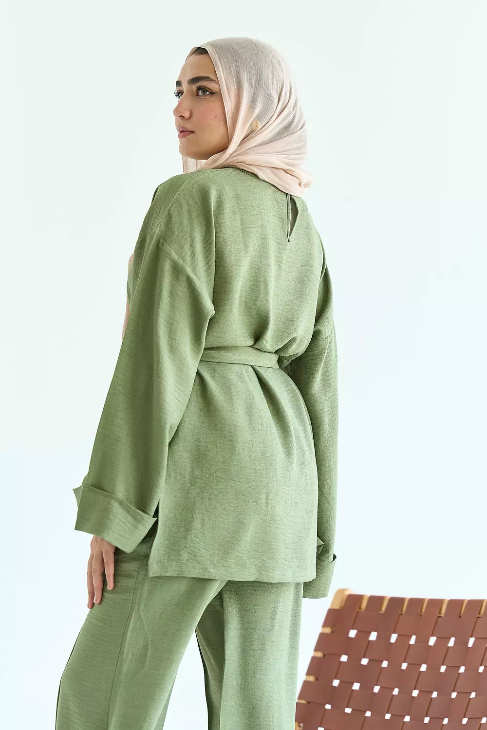Multi-way set in olive 1