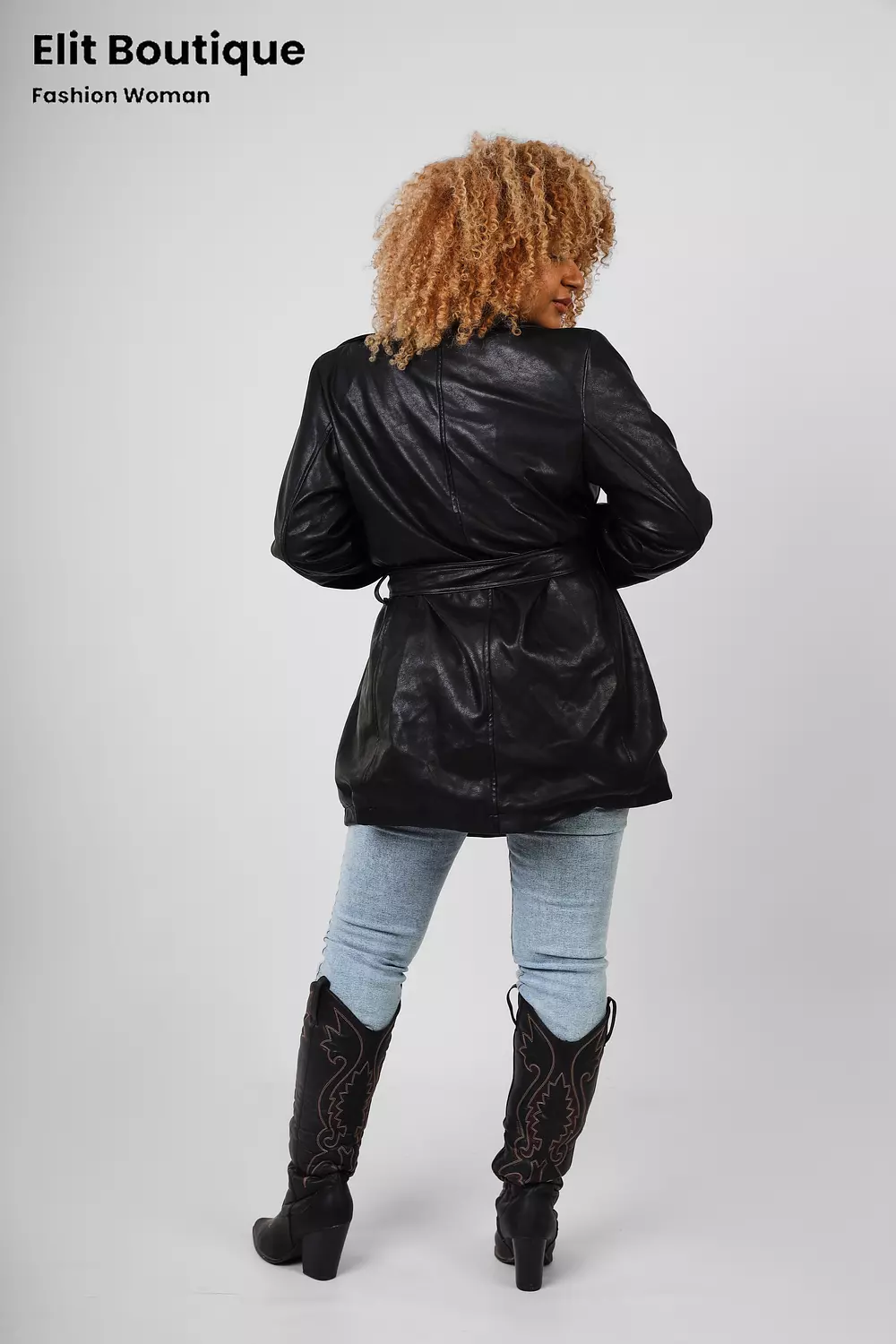 Fancy leather jacket  4